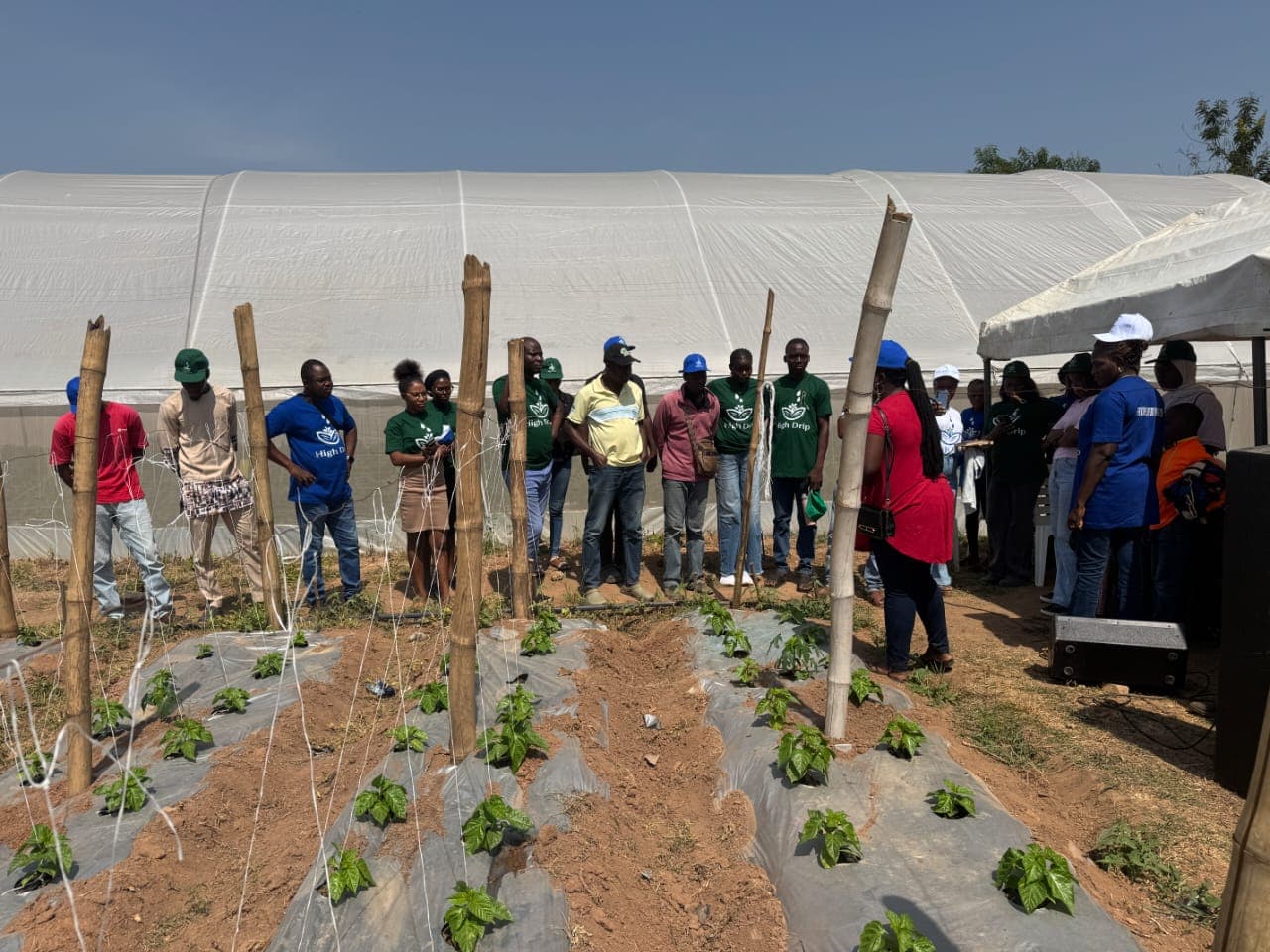 High Drip team leading a practical training session